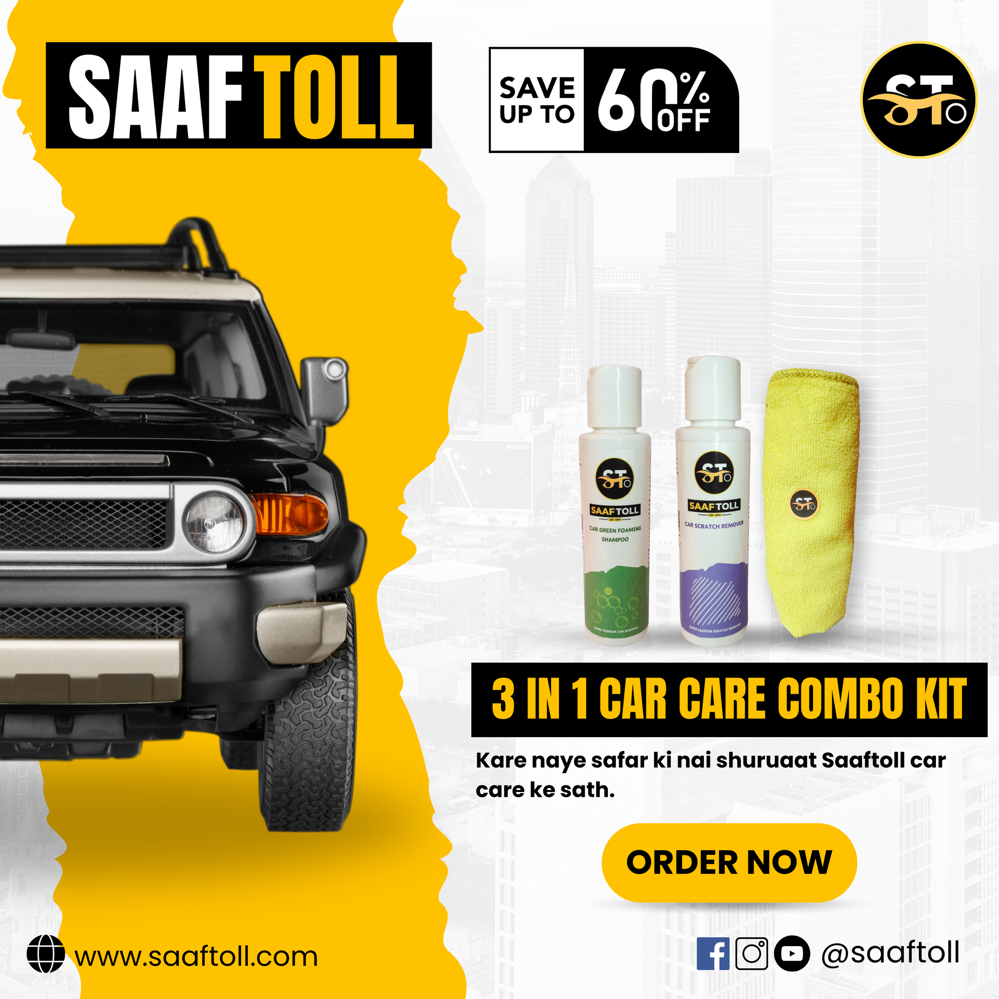 shampoo,scratch remover,Saaftoll car scratch remover,Saaftoll car green foaming shampoo,Microfiber cloth,foaming shampoo,cloth,car scratch remover,Car green foaming shampoo,Car foaming shampoo,Microfiber cloth